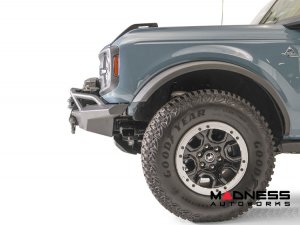 Ford Bronco Front Bumper - Fab Fours - Stubby - w/ Guard